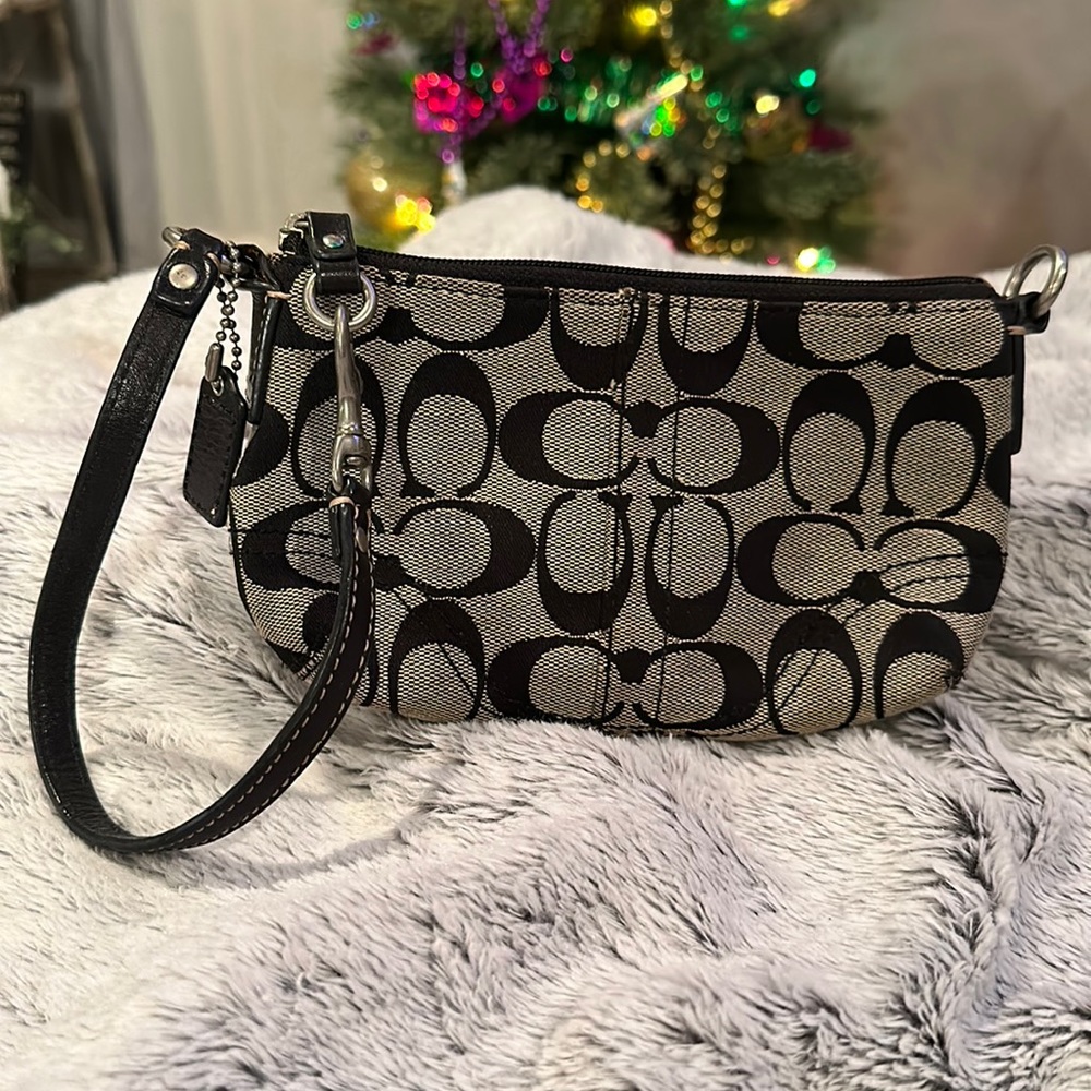 Authentic Coach wristlet